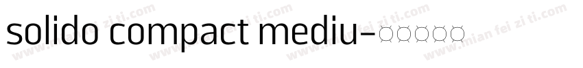 solido compact mediu字体转换